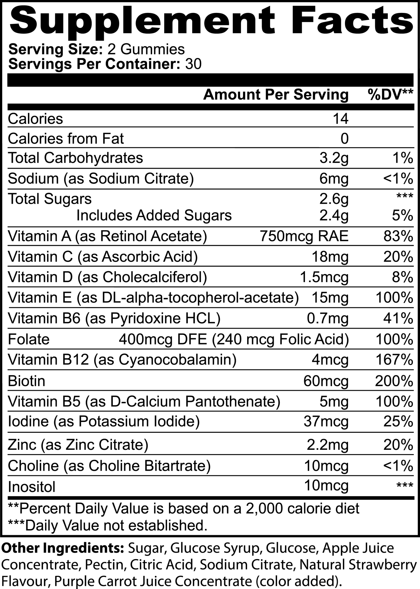 Multivitamin Bear Gummies (Adult) - ELIEV8